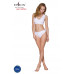 Passion | Спортивный топ из эластичного хлопка Passion PS005 TOP white, size S. Цена 832 грн. Фото: 1