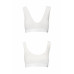 Passion | Спортивный топ из эластичного хлопка Passion PS005 TOP white, size S. Цена 832 грн. Фото: 3