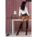 Passion | Колготки с эффектом чулок на подвязках Passion TI112 nero-roso 3/4 (60/20 den). Цена 900 грн. Фото: 4
