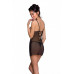 Passion | Сорочка с вырезами на груди + стринги Passion Lovelia Chemise Black. Цена 1 835 грн. Фото: 1