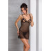 Passion | Сорочка с вырезами на груди + стринги Passion Lovelia Chemise Black. Цена 1 835 грн. Фото: 2