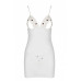 Passion | Сорочка з вирізами на грудях + стрінги Passion Lovelia Chemise White. Ціна 2159 грн. Фото: 4