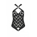 Passion | Сетчатый боди с халтером и ритмичным рисунком Hima Body black XXL/XXXL - Passion. Цена 3 869 грн. Фото: 5