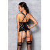 Passion | Сетчатый комплект с узором: корсет с халтером, подвязки, трусики Hima Corset black XXL/XXXL-Passion. Цена: 4 339 грн. Фото: 3 Passion | Сетчатый комплект с узором: корсет с халтером, подвязки, трусики Hima Corset black XXL/XXXL-Passion. Цена: 4 339 грн. Фото: 3