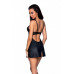 Passion | Бебідолл З Екокожи Та Мережива Loona Chemise Black Xxl/xxxl - Passion. Ціна 3899 грн. Фото: 1