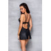 Passion | Бебідолл З Екокожи Та Мережива Loona Chemise Black Xxl/xxxl - Passion. Ціна 3899 грн. Фото: 3