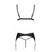 Passion | Комплект из эко-кожи Passion Miley Set black S/M: трусики, бюстгальтер, пояс для чулок. Цена 2 940 грн. Фото: 3