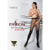 Passion | Колготки с открытым доступом Passion TIOPEN 012 black 1/2 (20/40 den), двойная плотность. Цена 839 грн. Фото: 2