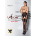 Passion | Колготки с открытым доступом Passion TIOPEN 013 black 1/2 (20/40 den), ажурные трусики и подвязки. Цена 749 грн. Фото: 2