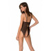 Passion | Боди Passion Ursula Body black S/M, с ажурным декором и открытым шагом. Цена 1 779 грн. Фото: 1
