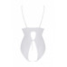 Passion | Боди Passion Ursula Body white XXL/XXXL, с ажурным декором и открытым шагом. Цена 1 189 грн. Фото: 3