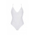 Passion | Боди Passion Ursula Body white XXL/XXXL, с ажурным декором и открытым шагом. Цена 1 189 грн. Фото: 2