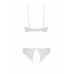Passion | Комплект Passion URSULA SET White бра, трусики с ажурным декором и открытым шагом. Цена 1 512 грн. Фото: 3 Passion | Комплект Passion URSULA SET White бра, трусики с ажурным декором и открытым шагом. Цена 1 512 грн. Фото: 3