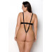 Passion | Боди из экокожи CELINE BODY black 6XL/7XL — Passion: с доступом, открытый. Цена 3 016 грн. Фото: 1