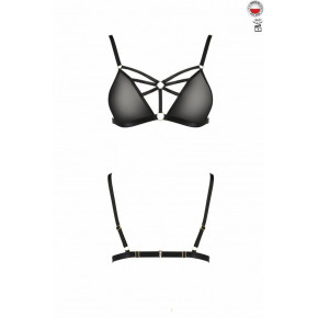 Passion | Бюстгальтер-стрепы MEGGY BRA black XXL/XXXL - Passion Exclusive. Цена: 1 070 грн