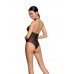Passion | Боди BS088 с имитацией корсетной шнуровки, черный. Цена 695 грн. Фото: 1