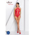 Passion | Боди BS088 с имитацией корсетной шнуровки, красный. Ціна 695 грн. Фото: 2