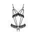 Passion | Боди с оборками и открытым доступом LEILA BODY black S/M - Passion. Цена 1 695 грн. Фото: 1