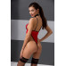 Passion | Боди с высоким вырезом бедра, S/M красный Akita Body - Passion Exclusive. Цена 1 995 грн. Фото: 1