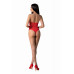 Passion | Боди сетка с кружевом Passion BS094 red. Ціна 695 грн. Фото: 1