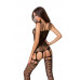 Passion | Бодистокинг BS054 black Passion, с открытым доступом, черный. Ціна 695 грн. Фото: 1