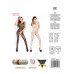 Passion | Комбинезон с узором и открытым доступом, черный BS020 Open Crotch Catsuit Black Mesh Passion S/L. Ціна 695 грн. Фото: 3
