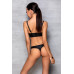 Passion | Комплект белья Бра с открытой грудью и Трусики MALWIA BIKINI black S/M - Passion. Цена 2 910 грн. Фото: 1