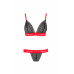 Passion | Комплект белья GLAMISS SET black/red S/M - Passion. Ціна 1710 грн. Фото: 1
