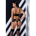 Passion | Комплект белья с ажурными вставками и поясом для чулков SCARLET SET black S/M - Passion. Цена 2 250 грн. Фото: 1 Passion | Комплект белья с ажурными вставками и поясом для чулков SCARLET SET black S/M - Passion. Цена 2 250 грн. Фото: 1