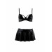 Passion | Комплект белья со стрингами из латекса black S/M DEBY SET - Passion. Ціна 1495 грн. Фото: 2