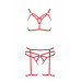 Passion | Комплект контурного белья MAGALI SET WITH OPEN BRA red S/M - Passion. Цена 1 950 грн. Фото: 3