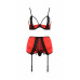 Passion | КОМПЛЕКТ НИЖНЕГО БЕЛЬЯ FEMMINA SET red S/M - Passion. Цена 2 450 грн. Фото: 2