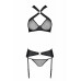 Passion | Комплект нижнего белья в сеточку AMANDA SET black S/M - Passion. Цена 2 770 грн. Фото: 2