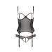 Passion | Корсет с открытой грудью и трусики HEIDI CORSET black S/M - Passion. Цена 1 596 грн. Фото: 2