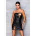 Passion | Мини-платье из экокожи Celine Chemise black L/XL — Passion: шнуровка, трусики в комплекте. Цена 3 399 грн. Фото: 2