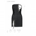 Passion | Мини-платье из экокожи Celine Chemise black L/XL — Passion: шнуровка, трусики в комплекте. Цена 3 399 грн. Фото: 6
