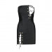 Passion | Мини-платье из экокожи Celine Chemise black L/XL — Passion: шнуровка, трусики в комплекте. Цена 3 399 грн. Фото: 4
