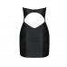 Passion | Мини-платье из экокожи Celine Chemise black L/XL — Passion: шнуровка, трусики в комплекте. Цена 3 399 грн. Фото: 5