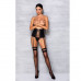 Passion | Пояс-корсет из экокожи CELINE SET black S/M — Passion: шнуровка, съемные пажи для чулок, стринги. Цена 2 464 грн. Фото: 2