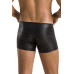 Passion | Мужские кожаные боксеры с молниями Passion 049 Short Matt Black. Цена 1 469 грн. Фото: 1