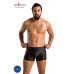Passion | Мужские кожаные боксеры с молниями Passion 049 Short Matt Black. Цена 1 469 грн. Фото: 2