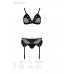Passion | Комплект Passion NESSY SET Black – чувственная элегантность в черном. Цена 2 965 грн. Фото: 6