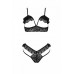 Passion | Комплект DOLLY SET WITH OPEN BRA black S/M Passion. Цена 1 512 грн. Фото: 2