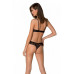 Passion | Комплект DOLLY SET WITH OPEN BRA black S/M Passion. Цена 1 512 грн. Фото: 1