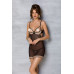 Passion | Пеньюар MARINA CHEMISE beige S/M - Passion. Ціна 2302 грн. Фото: 5