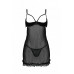 Passion | Пеньюар MARINA CHEMISE black S/M - Passion. Цена 2 166 грн. Фото: 2