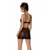 Passion | Пеньюар MARINA CHEMISE black S/M - Passion. Цена 2 166 грн. Фото: 1