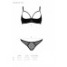 Passion | Комплект MARINA SET WITH OPEN BRA black S/M - Passion. Цена 2 149 грн. Фото: 4