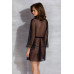 Passion | Пеньюар Passion AMBERLY PEIGNOIR black S/M. Ціна 3203 грн. Фото: 5