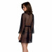 Passion | Пеньюар Passion AMBERLY PEIGNOIR black S/M. Ціна 3203 грн. Фото: 1